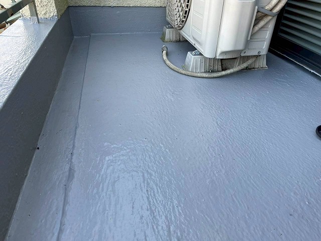 加古川市　ベランダの施工完了状況